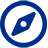 icon of a compass